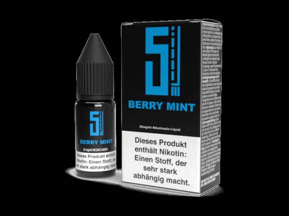 5EL - Berry Mint - Nikotinsalz Liquid (Packung: 1er Packung / Stärke: 20 mg/ml) (895,00 EUR / liter)