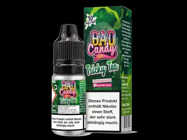 Bad Candy Liquids - Tricky Tea - Nikotinsalz Liquid  (Packung: 1er Packung / Stärke: 10 mg/ml) (895,00 EUR / liter)
