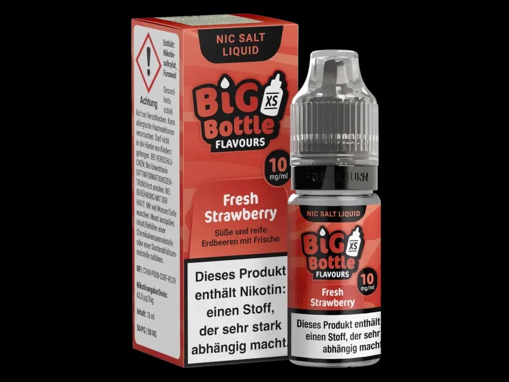Big Bottle - Fresh Strawberry - Nikotinsalz Liquid (Packung: 1er Packung / Stärke: 10 mg/ml) (795,00 EUR / liter)