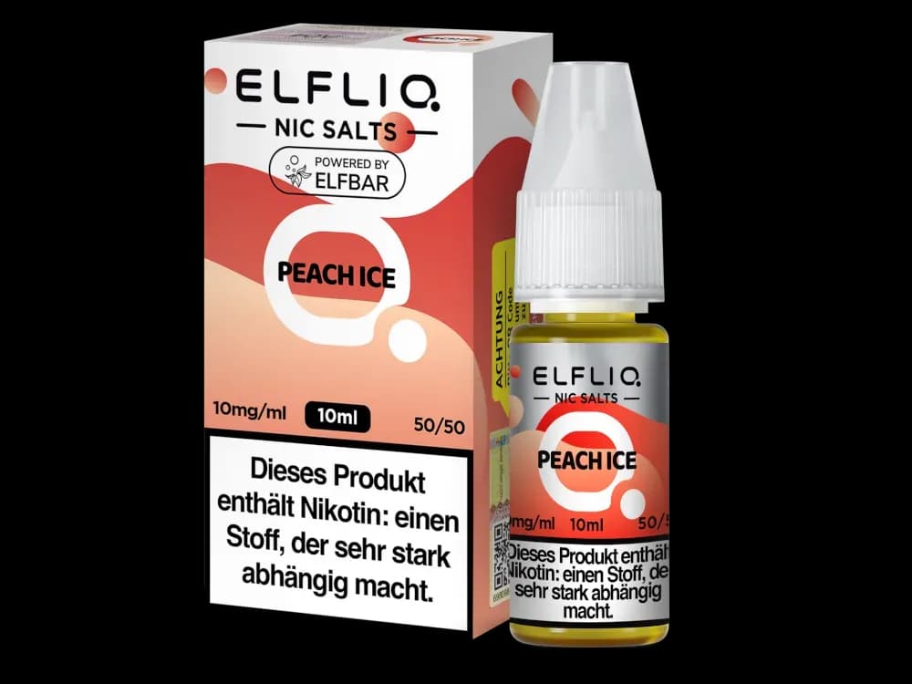 ELFLIQ - Peach Ice - Nikotinsalz Liquid (Packung: 1er Packung / Stärke: 10 mg/ml) (995,00 EUR / liter)