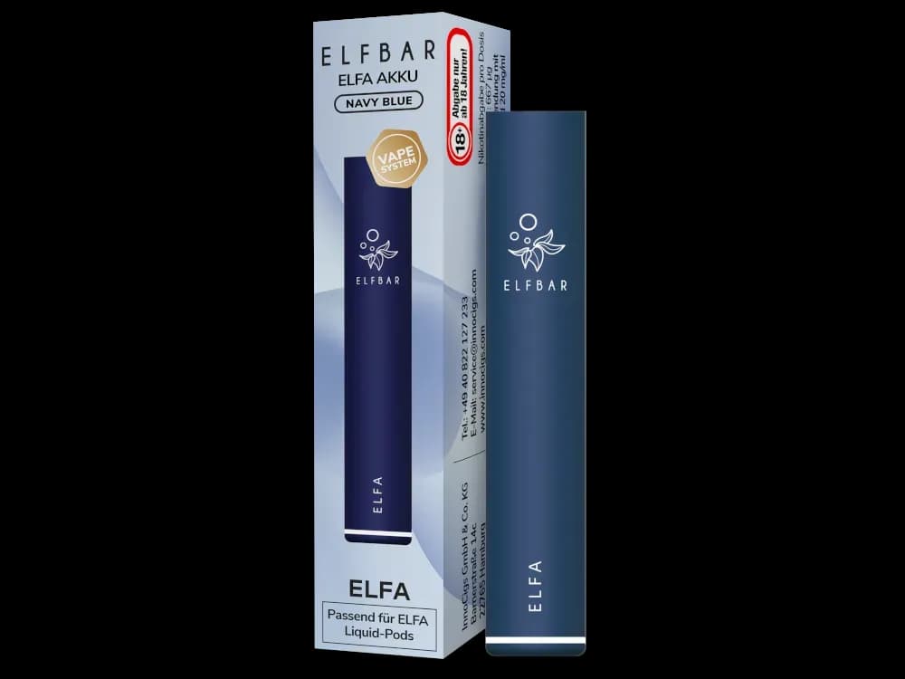 Elfbar - Elfa Akku 500 mAh  (Packung: 1er Packung / Farbe: blau)