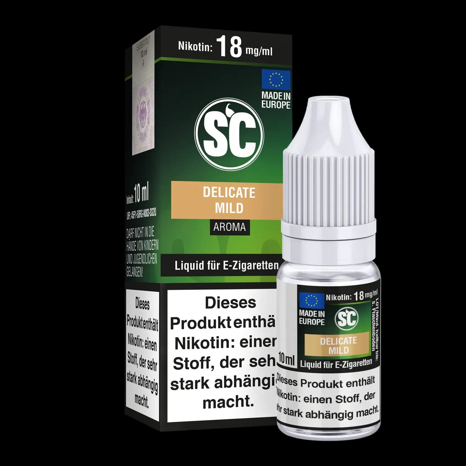 Delicate Mild Tabak E-Zigaretten Liquid (Packung: 1er Packung / Stärke: 6 mg/ml) (695,00 EUR / liter)