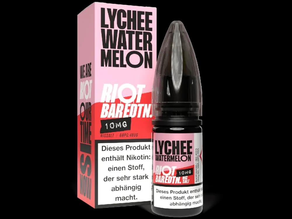 Riot Squad - BAR EDTN. - Nikotinsalz Liquid - Lychee Watermelon (Packung: 1er Packung / Stärke: 10 mg/ml / Geschmack: Lychee Watermelon) (895,00...