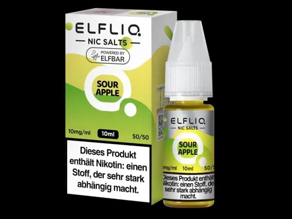 ELFLIQ - Sour Apple - Nikotinsalz Liquid (Packung: 1er Packung / Stärke: 20 mg/ml) (995,00 EUR / liter)