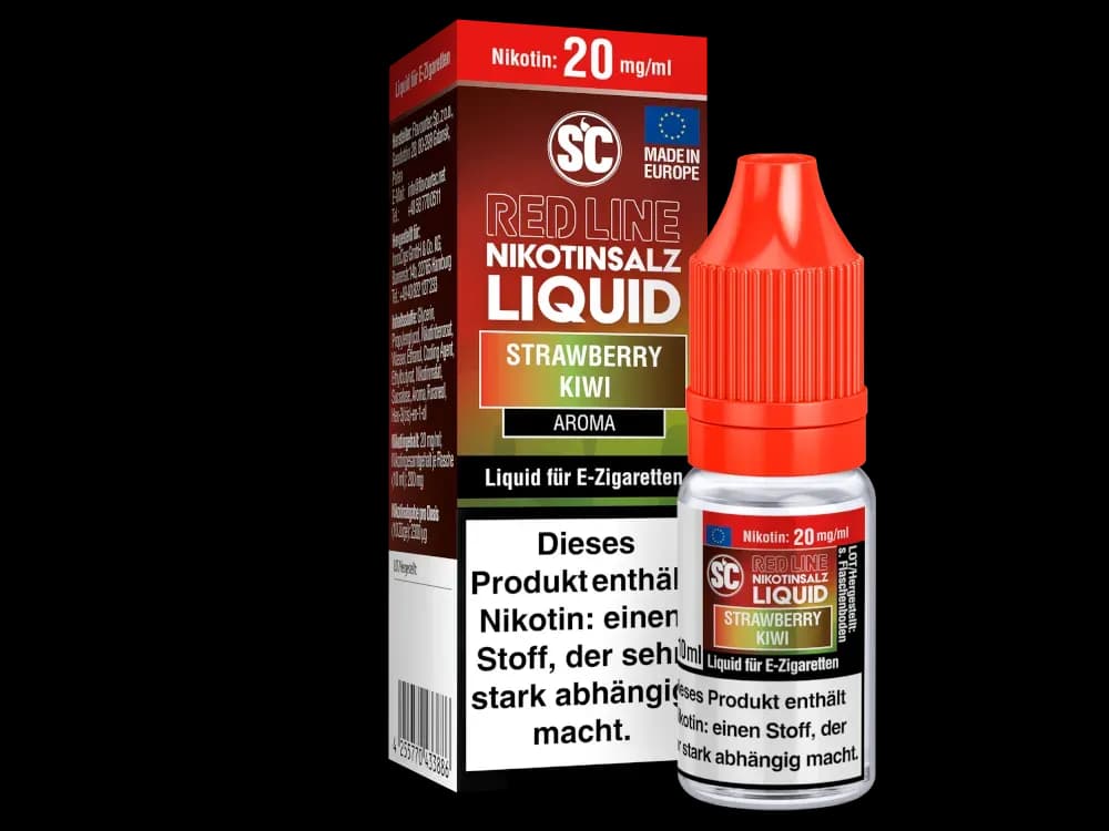 SC - Red Line - Strawberry Kiwi - Nikotinsalz Liquid (Packung: 1er Packung / Stärke: 20 mg/ml) (795,00 EUR / liter)