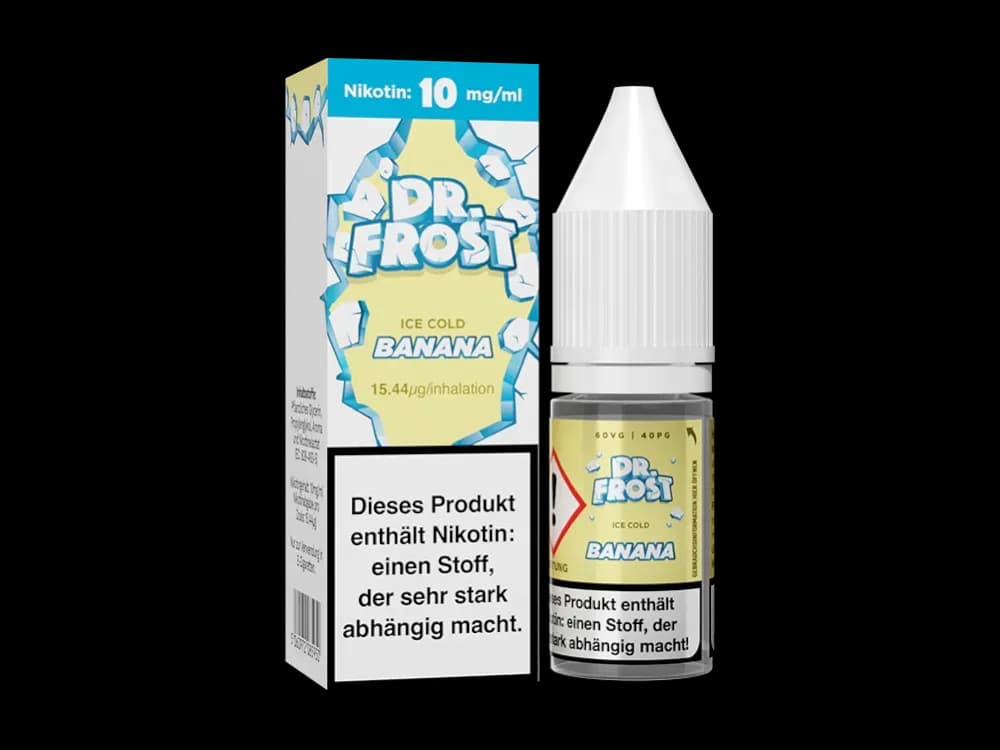 Dr. Frost - Ice Cold - Nikotinsalz Liquid - Banana (Packung: 1er Packung / Stärke: 10 mg/ml / Geschmack: Banana) (895,00 EUR / liter)