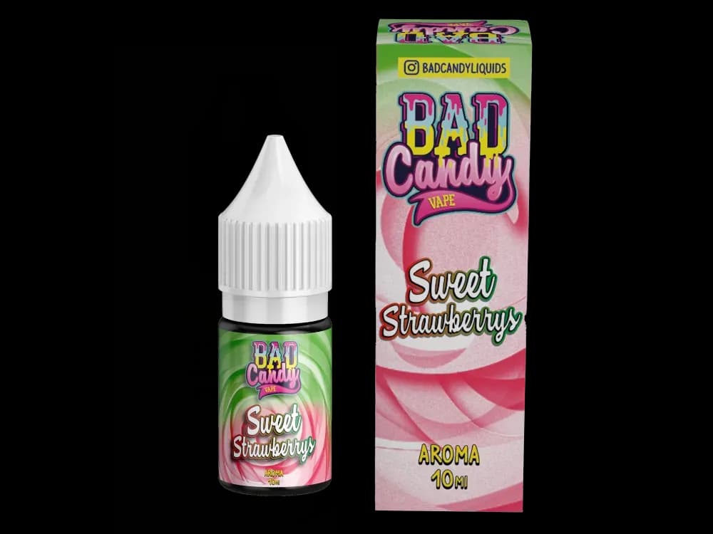 Bad Candy Liquids - Aromen 10 ml - Sweet Strawberry (Packung: 1er Packung / Geschmack: Sweet Strawberry) (895,00 EUR / liter)