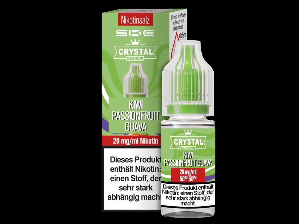 SKE - Crystal - Nikotinsalz Liquid - Kiwi Passionfruit Guava (Packung: 1er Packung / Stärke: 20 mg/ml / Geschmack: Kiwi Passionfruit Guava) (895,00...