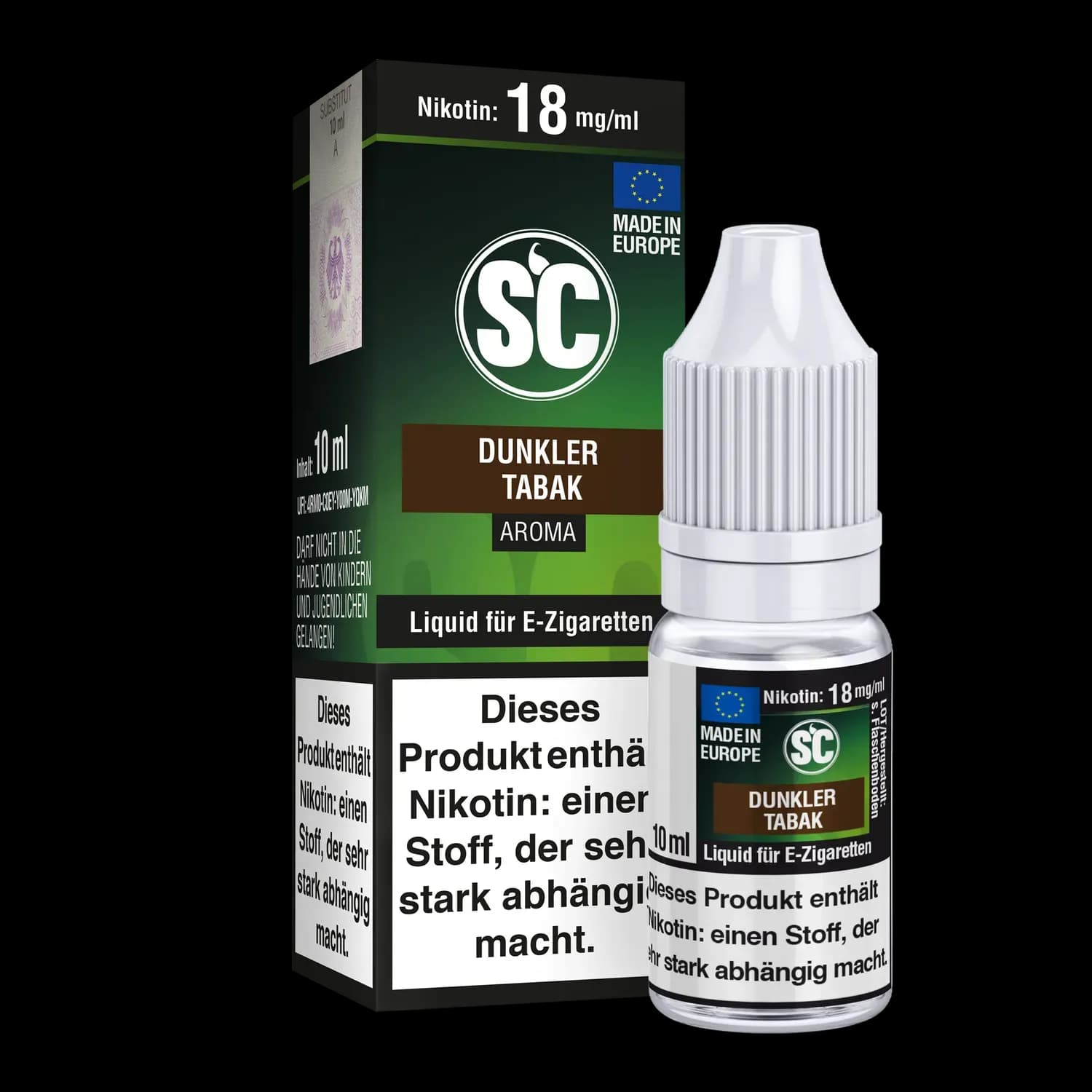 SC Liquid - Dunkler Tabak (Packung: 1er Packung / Stärke: 6 mg/ml) (695,00 EUR / liter)