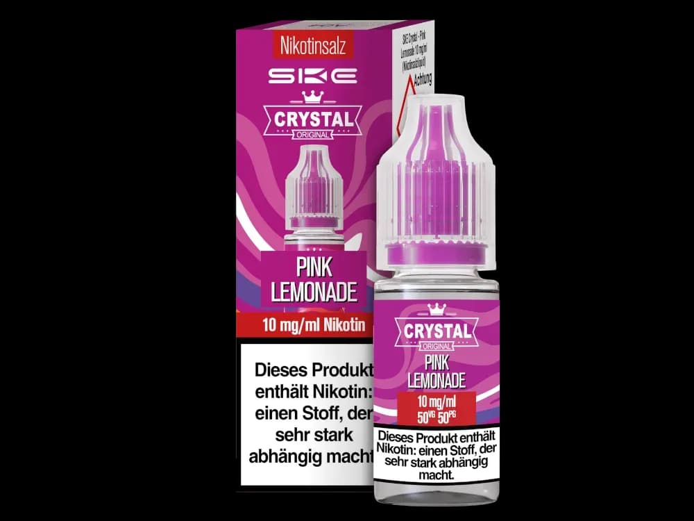 SKE - Crystal - Nikotinsalz Liquid - Pink Lemonade (Packung: 1er Packung / Stärke: 10 mg/ml / Geschmack: Pink Lemonade) (895,00 EUR / liter)
