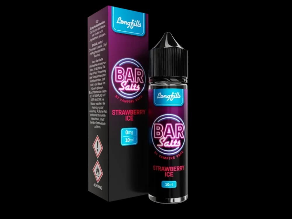 Vampire Vape - Bar Salts - Longfills 10 ml - Strawberry Ice (Packung: 1er Packung / Geschmack: Strawberry Ice) (1295,00 EUR / liter)
