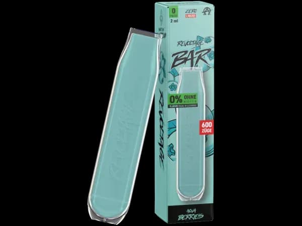 Revoltage Bar Einweg E-Zigarette - Aqua Berries (Packung: 1er Packung / Stärke: 0 mg/ml / Geschmack: Black Mango) (4475,00 EUR / liter)