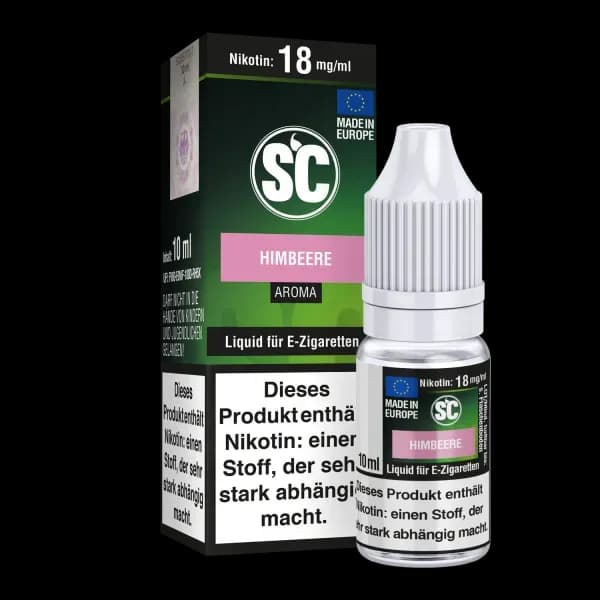 Himbeere E-Zigaretten Liquid (Packung: 1er Packung / Stärke: 18 mg/ml) (695,00 EUR / liter)