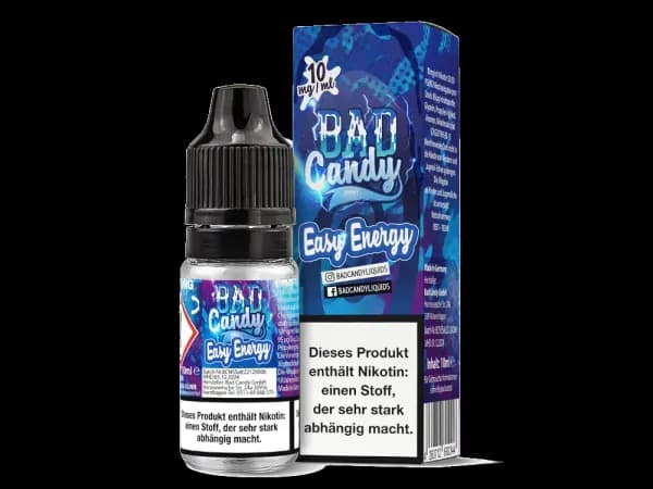 Bad Candy Liquids - Easy Energy - Nikotinsalz Liquid  (Packung: 1er Packung / Stärke: 10 mg/ml) (895,00 EUR / liter)