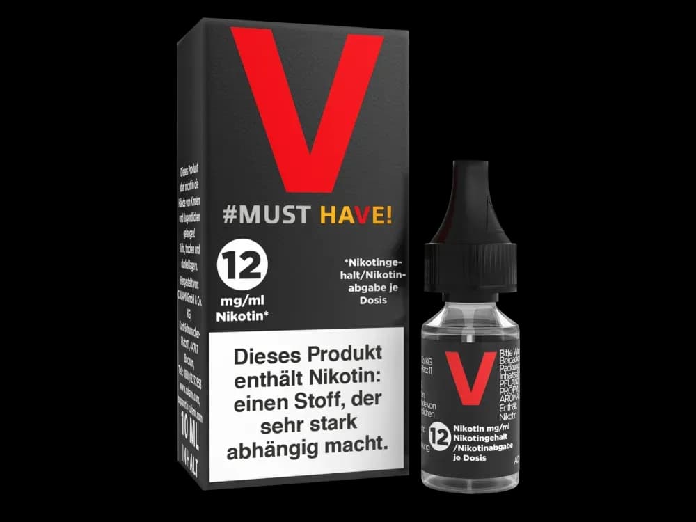 Must Have  - Liquids - V (Packung: 1er Packung / Stärke: 12 mg/ml / Geschmack: V) (795,00 EUR / liter)