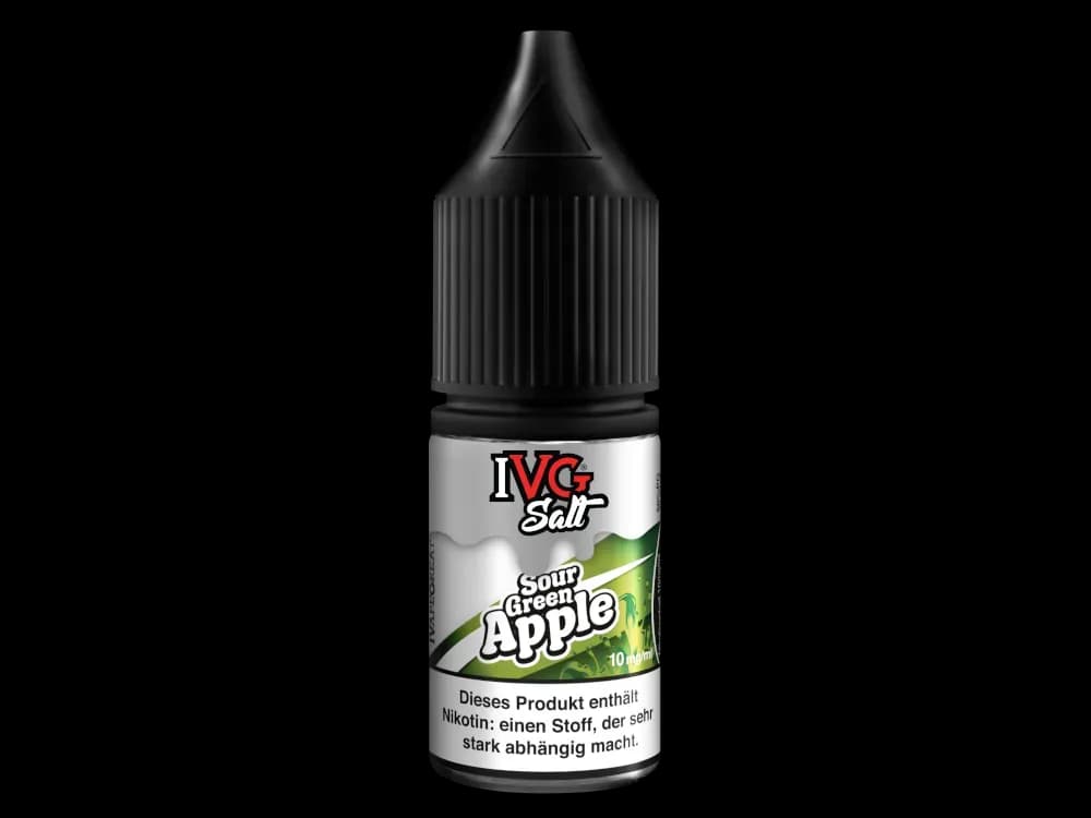 IVG - Nikotinsalz Liquid  - Sour Green Apple (Packung: 1er Packung / Stärke: 10 mg/ml / Geschmack: Sour Green Apple) (895,00 EUR / liter)