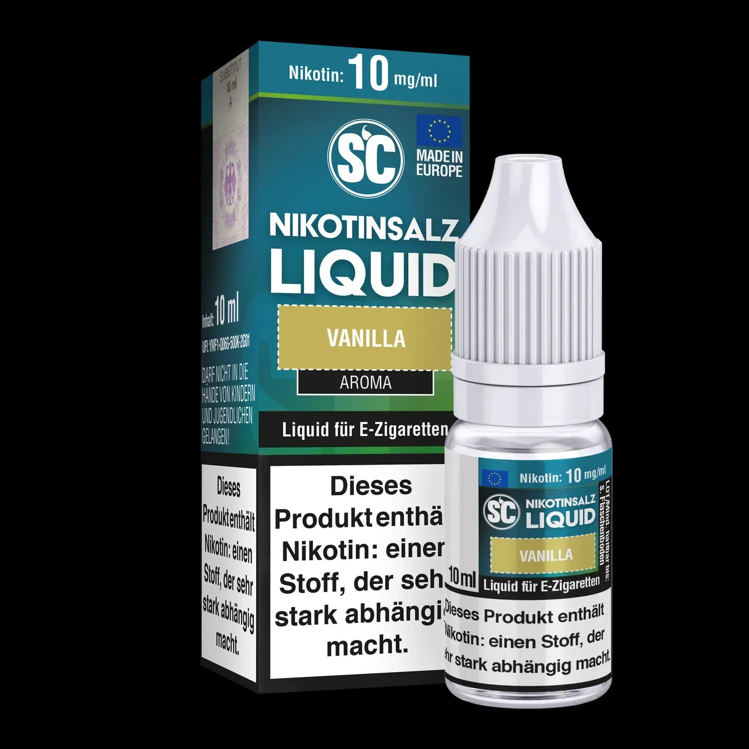 SC - Vanilla - Nikotinsalz Liquid 20 mg/ml (Packung: 1er Packung / Stärke: 10 mg/ml) (795,00 EUR / liter)
