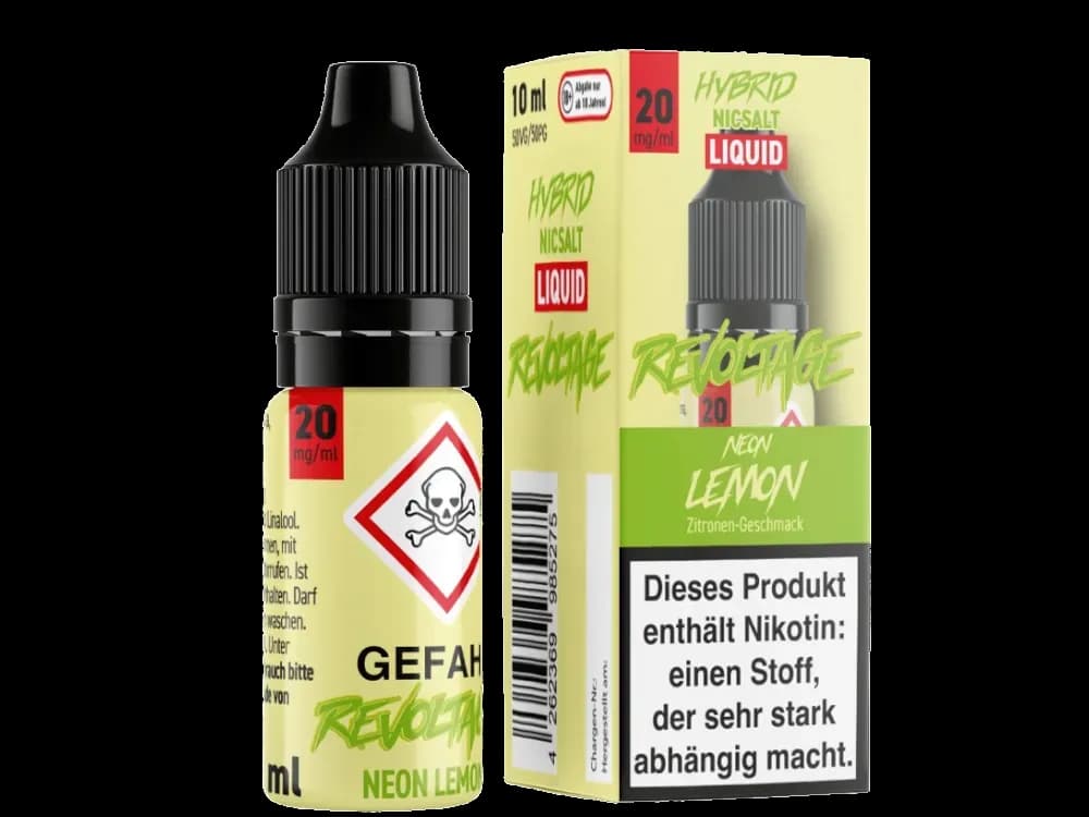 Revoltage - Tobacco Gold - Hybrid Nikotinsalz Liquid - Neon Lemon (Packung: 1er Packung / Stärke: 20 mg/ml / Geschmack: Neon Lemon) (995,00 EUR /...