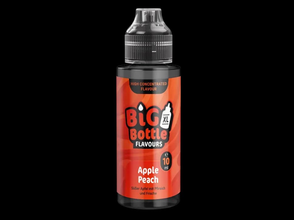 Big Bottle - Longfills 10 ml - Apple Peach (Packung: 1er Packung / Geschmack: Apple Peach) (1195,00 EUR / liter)