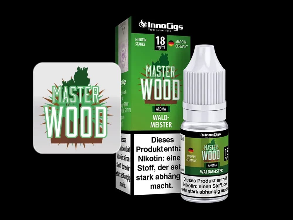Master Wood Waldmeister Aroma - Liquid für E-Zigaretten (Packung: 1er Packung / Stärke: 18 mg/ml) (895,00 EUR / liter)