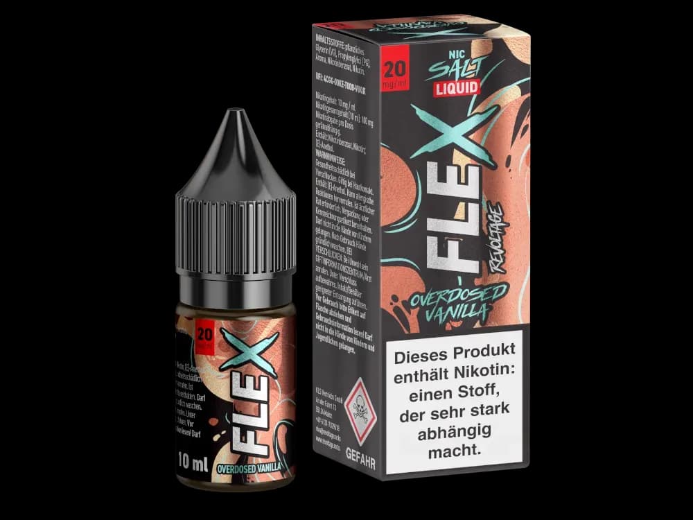 Revoltage - FLEX Nikotinsalz Liquid - Vanilla (Packung: 1er Packung / Stärke: 20 mg/ml / Geschmack: Vanilla) (995,00 EUR / liter)