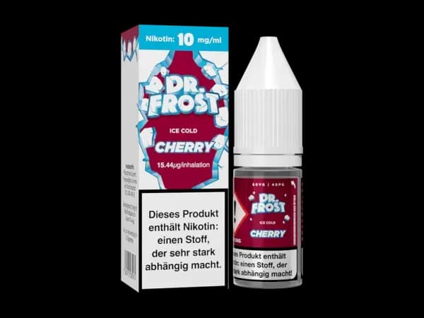 Dr. Frost - Ice Cold - Nikotinsalz Liquid - Cherry (Packung: 1er Packung / Stärke: 10 mg/ml / Geschmack: Cherry) (895,00 EUR / liter)