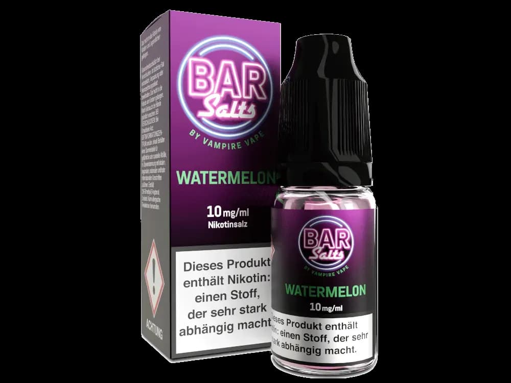 Vampire Vape - Bar Salts - Nikotinsalz Liquid - Watermelon (Packung: 1er Packung / Stärke: 10 mg/ml / Geschmack: Watermelon) (895,00 EUR / liter)