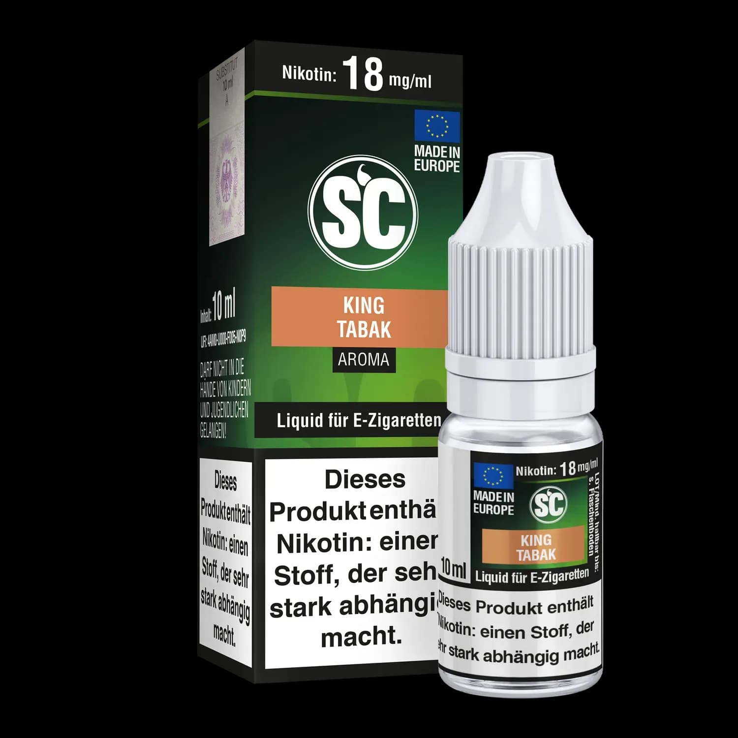 King Tabak E-Zigaretten Liquid (Packung: 1er Packung / Stärke: 3 mg/ml) (695,00 EUR / liter)