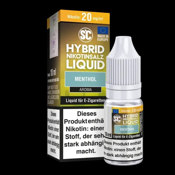 SC - Menthol -  Hybrid Nikotinsalz Liquid  (Packung: 1er Packung / Stärke: 20 mg/ml) (795,00 EUR / liter)