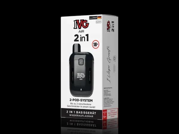 IVG - AIR 2in1 Akku 780 mAh (Basisgerät) (Farbe: Schwarz / Packung: 1er Packung)