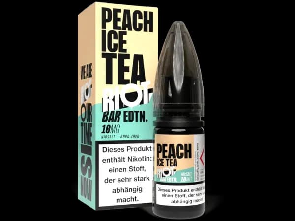 Riot Squad - BAR EDTN. - Nikotinsalz Liquid - Peach Ice Tea (Packung: 1er Packung / Stärke: 20 mg/ml / Geschmack: Peach Ice Tea) (895,00 EUR / liter)