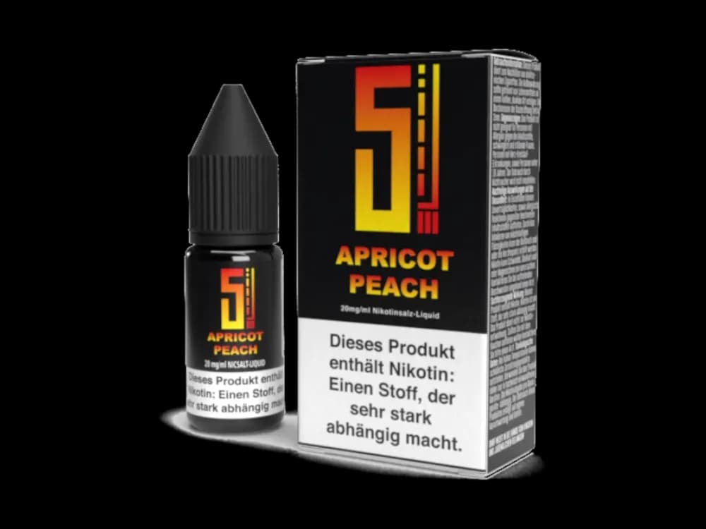 5EL - Apricot Peach - Nikotinsalz Liquid (Packung: 1er Packung / Stärke: 20 mg/ml) (895,00 EUR / liter)