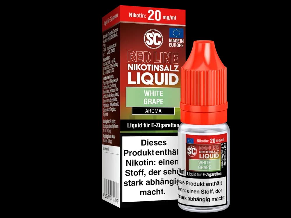 SC - Red Line - White Grape - Nikotinsalz Liquid (Packung: 1er Packung / Stärke: 20 mg/ml) (795,00 EUR / liter)