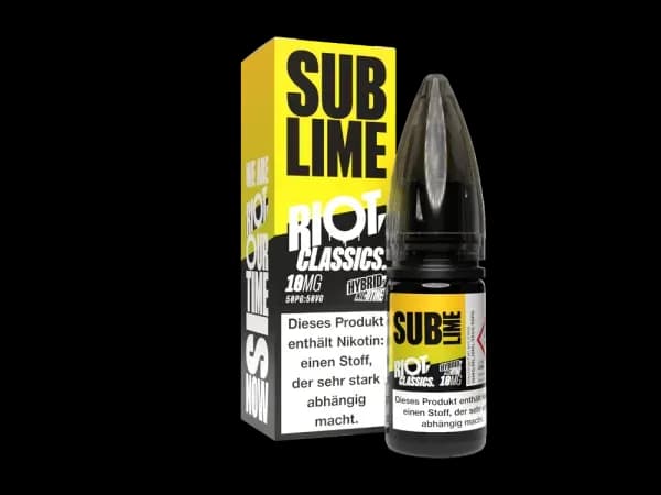 Riot Squad - Classics - Hybrid Nikotinsalz Liquid - Sub Lime (Packung: 1er Packung / Stärke: 5 mg/ml / Geschmack: Sub Lime) (895,00 EUR / liter)
