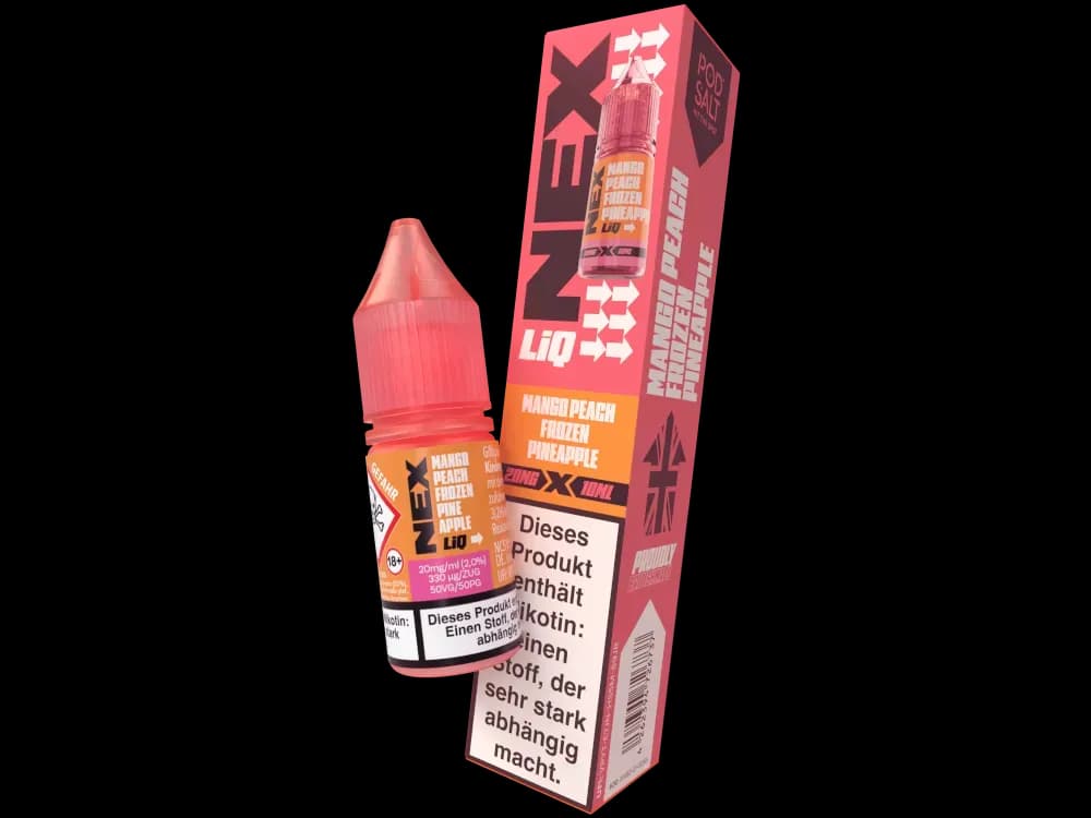 Pod Salt - NexLiq - Nikotinsalz Liquid - Mango Peach Frozen Pineapple (Packung: 1er Packung / Stärke: 20 mg/ml / Geschmack: Mango Peach Frozen...