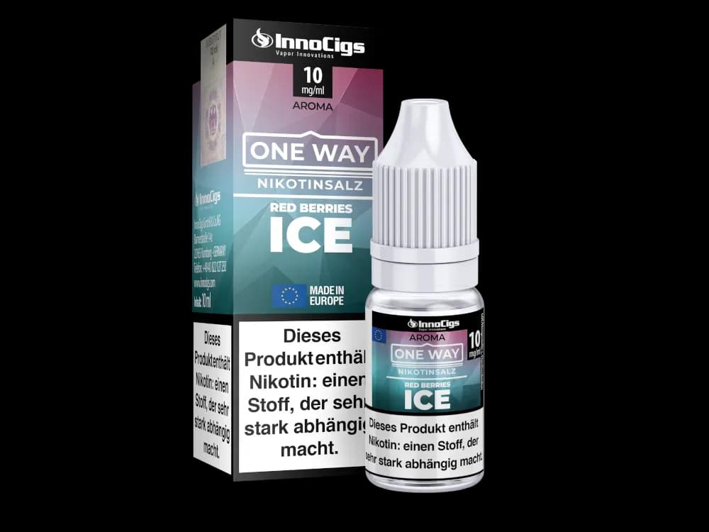 InnoCigs - One Way - Red Berries Ice - Nikotinsalz Liquid (Packung: 1er Packung / Stärke: 10 mg/ml) (895,00 EUR / liter)