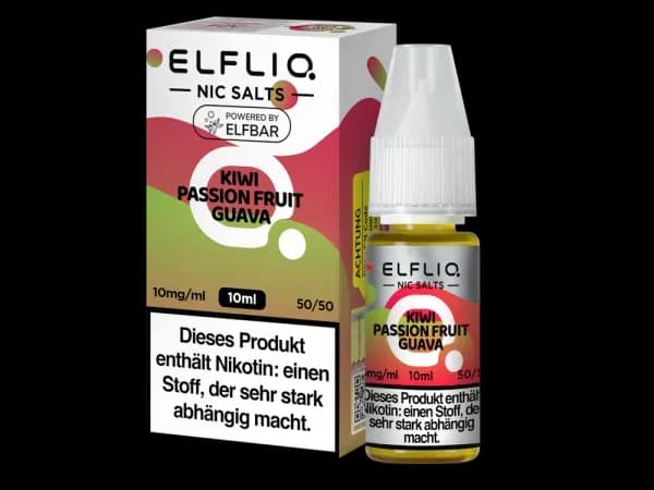 ELFLIQ - Kiwi Passion Fruit Guava - Nikotinsalz Liquid (Packung: 1er Packung / Stärke: 10 mg/ml) (995,00 EUR / liter)