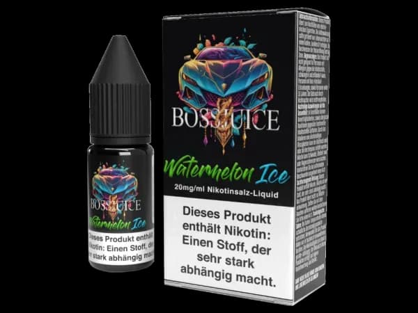 Boss Juice - Watermelon Ice - Nikotinsalz Liquid 20 mg/ml (Packung: 1er Packung / Stärke: 20 mg/ml) (795,00 EUR / liter)