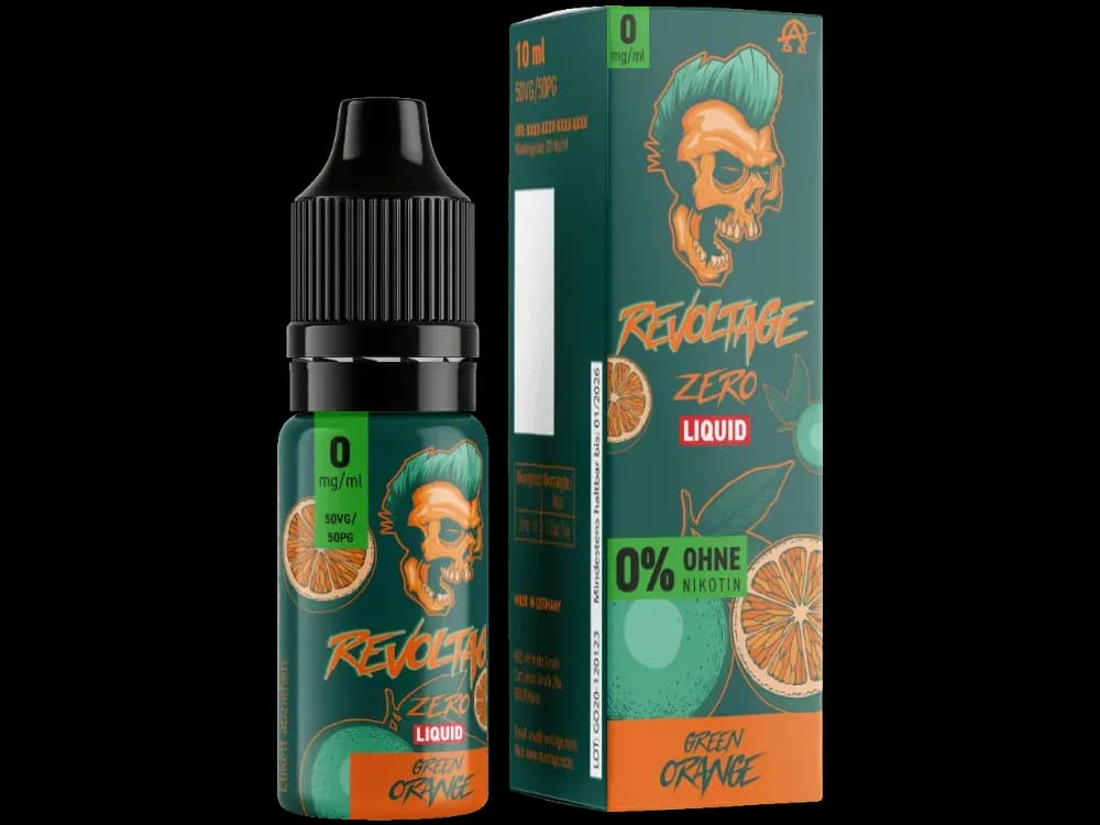 Revoltage - Tobacco Gold - Hybrid Nikotinsalz Liquid - Green Orange (Packung: 1er Packung / Stärke: 0 mg/ml / Geschmack: Green Orange) (895,00 EUR...