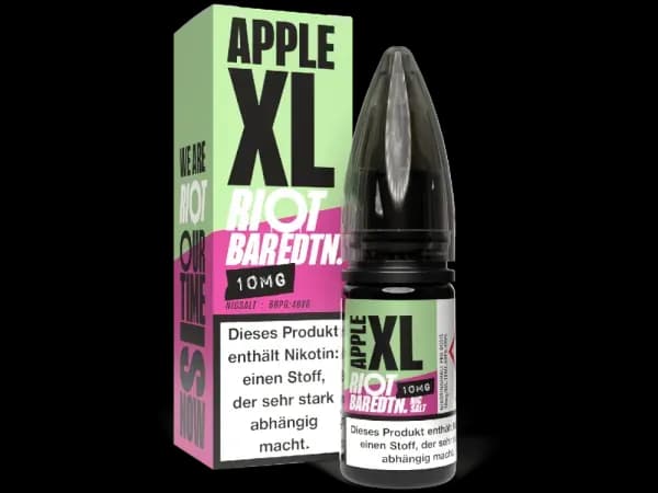 Riot Squad - BAR EDTN. - Nikotinsalz Liquid - Apple XL (Packung: 1er Packung / Stärke: 20 mg/ml / Geschmack: Apple XL) (895,00 EUR / liter)