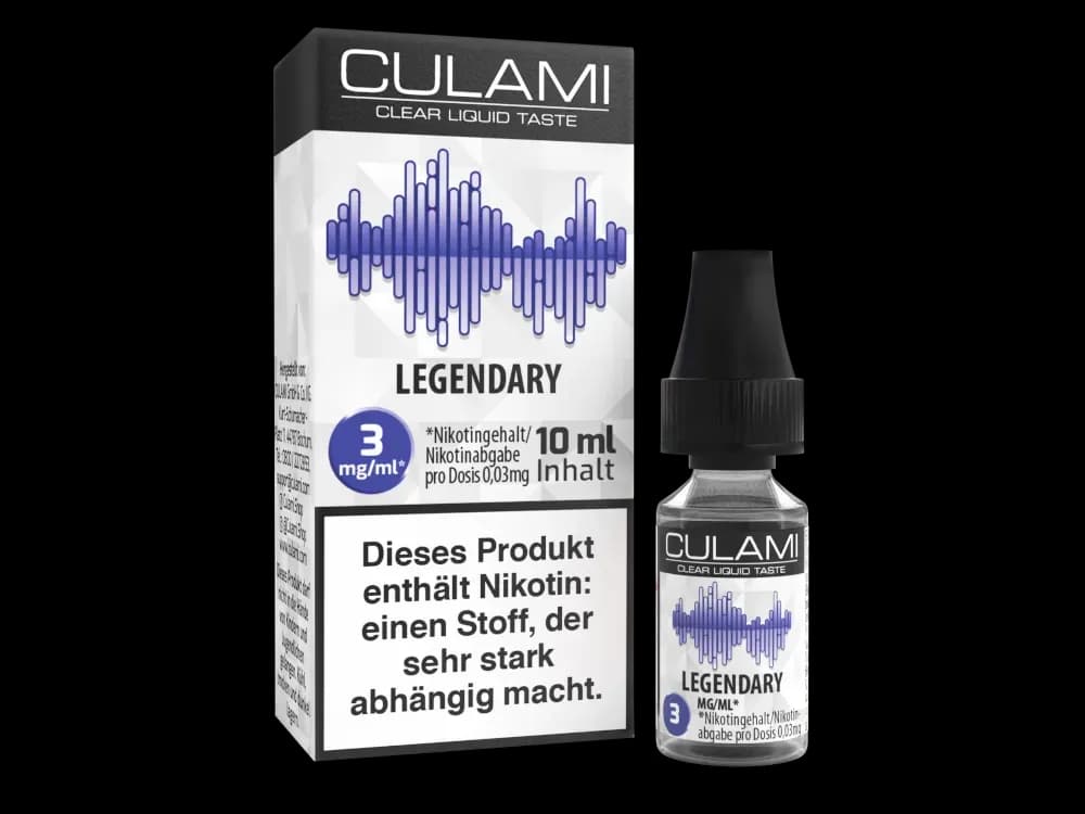 Culami - Liquids - Legendary (Packung: 1er Packung / Geschmack: Legendary / Stärke: 3 mg/ml) (895,00 EUR / liter)