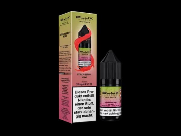 Elux - Nikotinsalz Liquid  - Strawberry Kiwi (Packung: 1er Packung / Stärke: 10 mg/ml / Geschmack: Strawberry Kiwi) (995,00 EUR / liter)