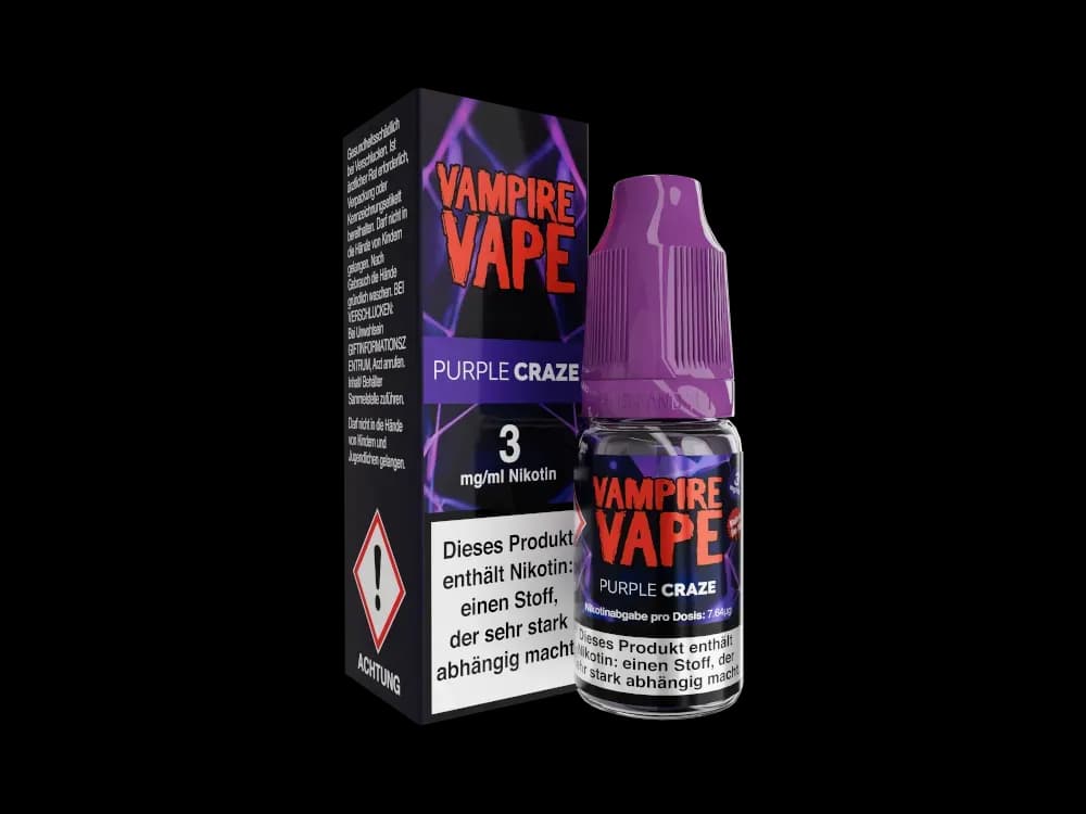Vampire Vape - Purple Craze E-Zigaretten Liquid (Packung: 1er Packung / Stärke: 3 mg/ml) (895,00 EUR / liter)