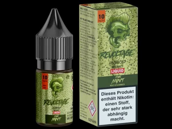 Revoltage - Tobacco Gold - Hybrid Nikotinsalz Liquid - Magic Mint (Packung: 1er Packung / Stärke: 10 mg/ml / Geschmack: Magic Mint) (995,00 EUR /...