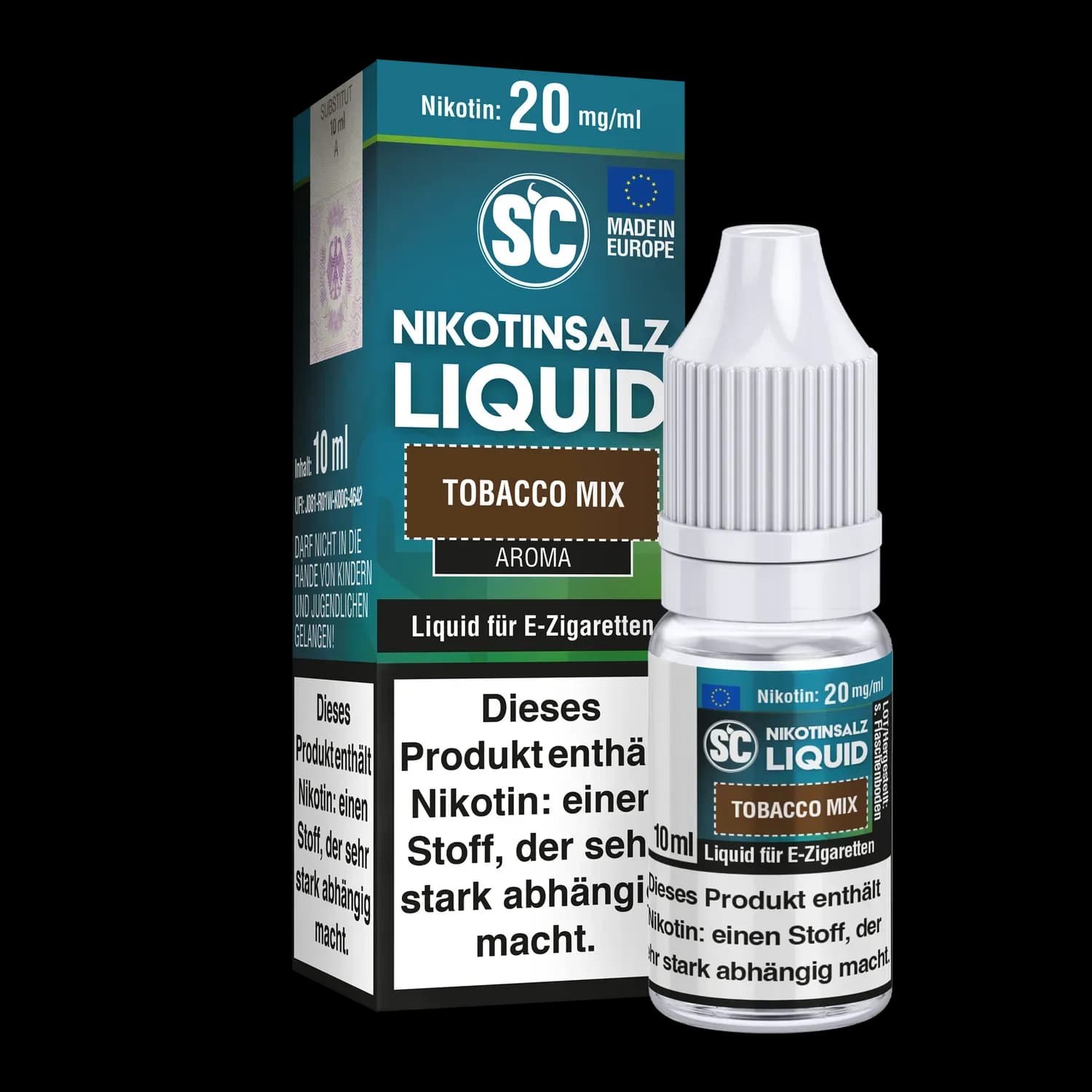 SC - Tobacco Mix - Nikotinsalz Liquid (Packung: 1er Packung / Stärke: 20 mg/ml) (795,00 EUR / liter)