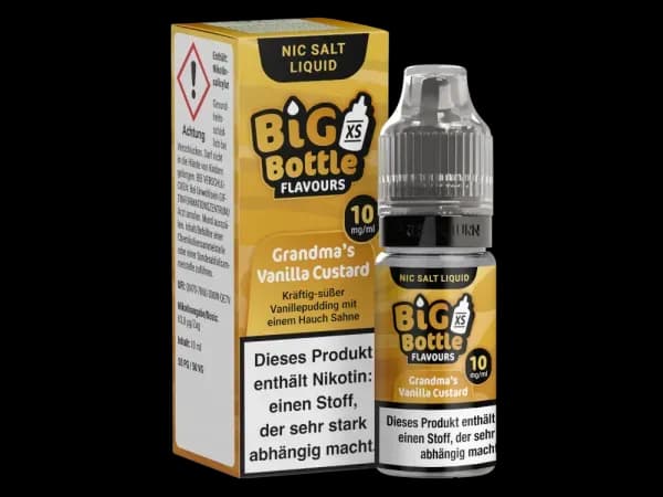 Big Bottle - Grandma's Vanilla Custard - Nikotinsalz Liquid (Packung: 1er Packung / Stärke: 10 mg/ml) (795,00 EUR / liter)