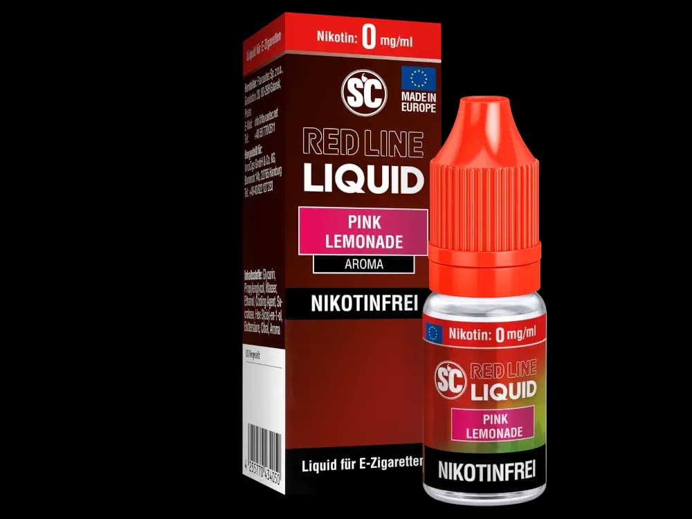 SC - Red Line - Pink Lemonade - Nikotinsalz Liquid (Packung: 1er Packung / Stärke: 0 mg/ml) (795,00 EUR / liter)