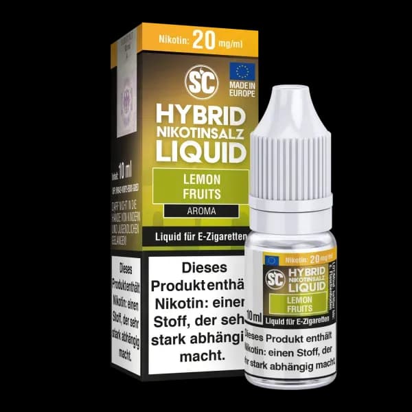 SC - Lemon Fruits -  Hybrid Nikotinsalz Liquid  (Packung: 1er Packung / Stärke: 10 mg/ml) (795,00 EUR / liter)