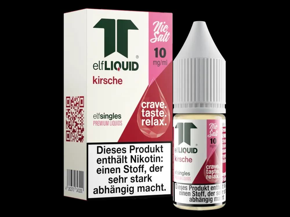 Elf-Liquid - Single - Nikotinsalz Liquid - Kirsche (Packung: 1er Packung / Stärke: 10 mg/ml / Geschmack: Kirsche) (895,00 EUR / liter)