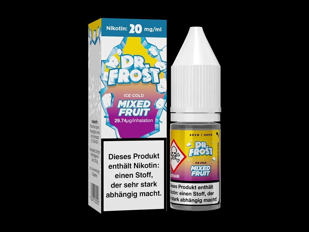 Dr. Frost - Ice Cold - Nikotinsalz Liquid - Mixed Fruit (Packung: 1er Packung / Stärke: 20 mg/ml / Geschmack: Mixed Fruit) (895,00 EUR / liter)